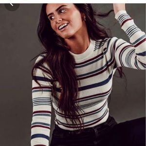 Long sleeve striped sweater// Never worn